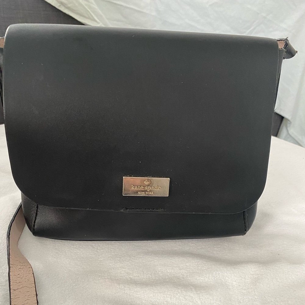 Kate Spade Black Leather Shoulder Bag - Picture 3 of 6